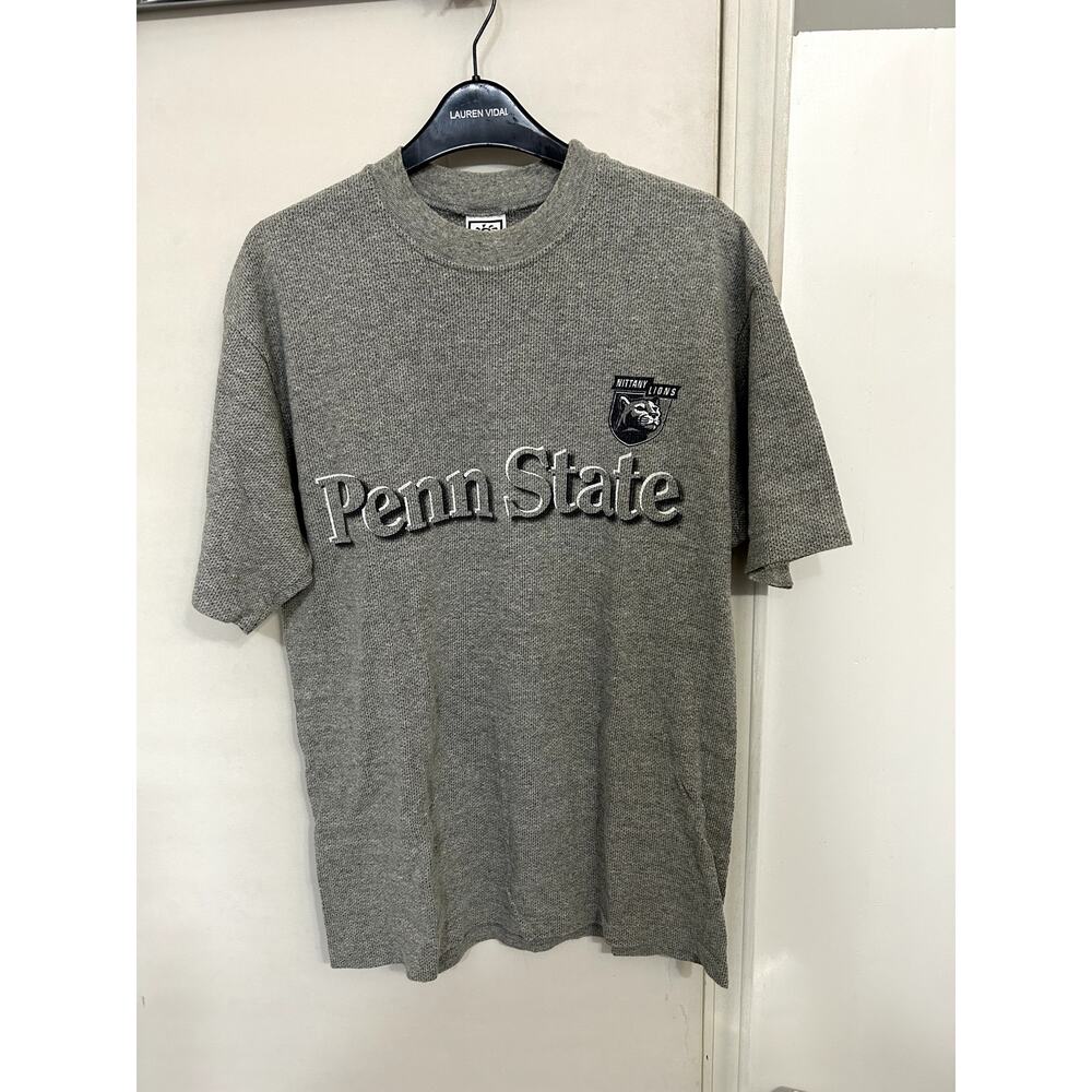 Rare! Savvy Penn State Waffle Knit Vintage Short Sleeve Size L